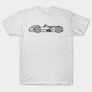 F1 World Champ Car 1955 Mercedes W196 Fangio T-Shirt